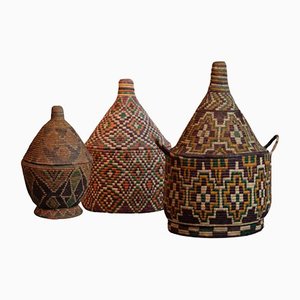 Vintage Moroccan Bread Basket