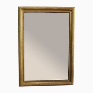 Espejo antiguo rectangular dorado
