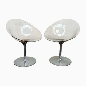 Swivel Chairs Eros by Philippe Starck for Kartell, 1990s, Set of 2