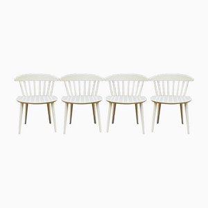 Vintage Danish Design Beakman J104 Chairs by Jorgen Baekman for FDB, 1970s, Set of 4