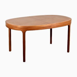 Mid-Century Teak Extendable Oblong Dining Table from Nathan, 1960s