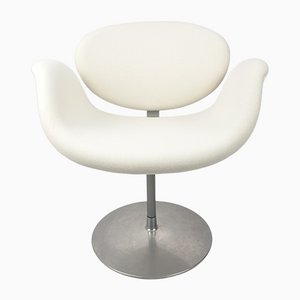 Fauteuil Little Tulip Blanc par Pierre Paulin pour Artifort, 1980s