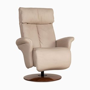 Cream Leather Armchair from Himolla