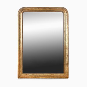 Specchio dorato con patina