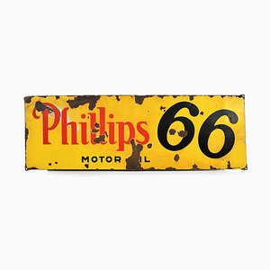 Plato publicitario Phillips 66 vintage esmaltado