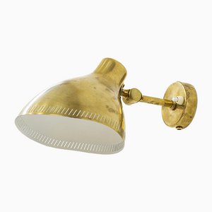 Brass Wall Lamps by Asea, Set of 2