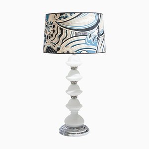 Lámpara de mesa de cristal de Murano, Italia, 1950