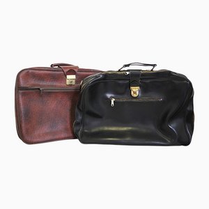 Leather Homa Suitcases, 1950s, Set of 2
