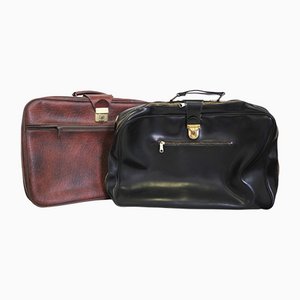 Valises Homa en Cuir, 1950s, Set de 2