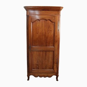 Louis XV Style Solid Cherry Bonnetière Cupboard, Early 19th Century