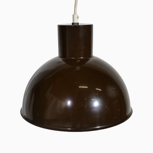 Industrial Enamel Ceiling Lamp, 1960s