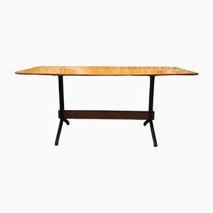 Table with Polished Wooden Top