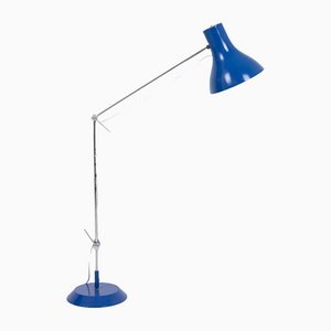 Blaue Verstellbare Hohe Lampe von Josef Hurka von Napako