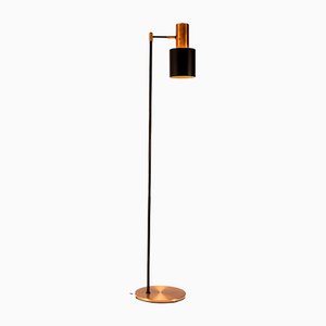 Studio Floor Lamp in Copper and Brass by Jo Hammerborg for Fog & Mørup, Denmark, 1960s