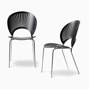 Set of Trinidad Chairs by Nanna Ditzel for Fredericia