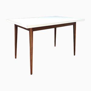 Rectangular Table in Walnut and Laminate, France, 1970s