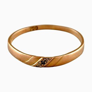 Vintage Scandinavian 18 Carat Gold Ring