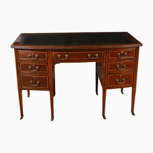 Edwardian Mahogany Inlaid Desk