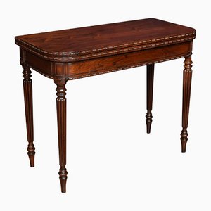 Regency Rosewood Card Table