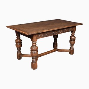 Jacobian Style Oak Refectory Table