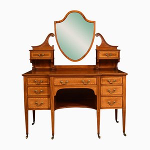 Mahogany Inlaid Dressing Table by Maple and Co