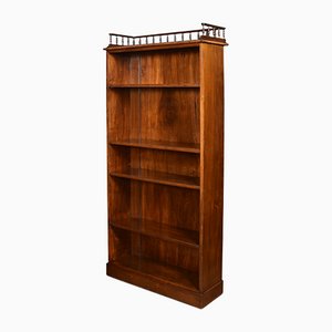 Mahogany Open Bookcase