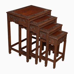Chinese Nestinf Tables, Set of 4