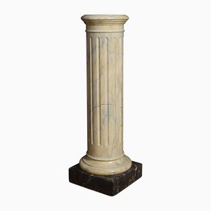 Large Faux Marble Column
