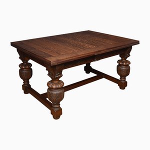 Oak Draw-Leaf Refectory Table