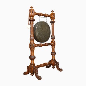 Monumental Carved Oak Dinner Gong