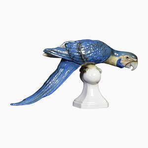 Model of a Blue Macaw from Royal Dux