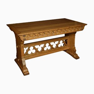 Erheblicher Gothic Eichenholz Tisch