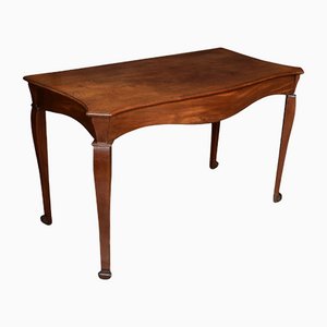 George III Mahogany Serpentine Fronted Serving Table