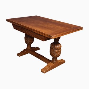 Oak Draw Leaf Refectory Table