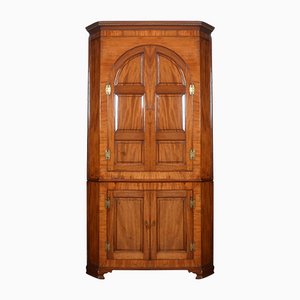 Substantial Country House Mahogany Corner Cupboard