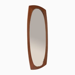 Mid-Century Danish Teak Wall Mirror, 1960s