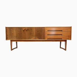Mid-Century Teak and Rosewood Sideboard Credenza