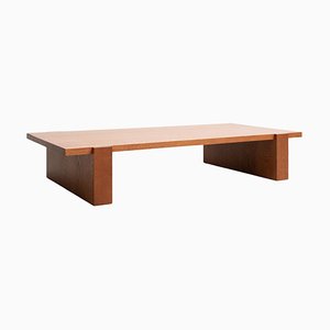 Tavolo basso Dada contemporaneo in legno di quercia massiccio di Le Corbusier
