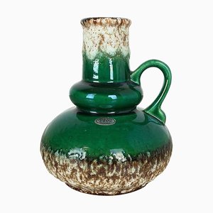 German Fat Lava Multicolor 402-21 Pottery Vase by Jopeko, 1970s