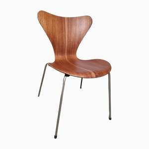Teak 3107 Dining Chair by Arne Jacobsen for Fritz Hansen, 1960s