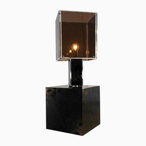 Acrylic Glass Table Lamp, France, 1970