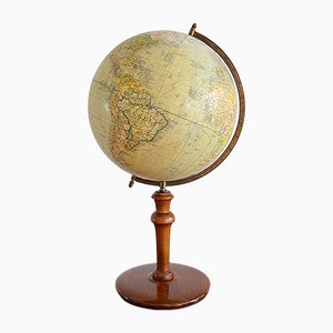 Globe Scandinave par Dr. Neuse Stockholm pour Jordglob, 1910s