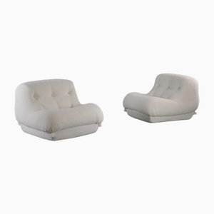 Nuvolone Lounge Chairs by Rino Maturi for MIMO Padova, Italy, 1970s, Set of 2