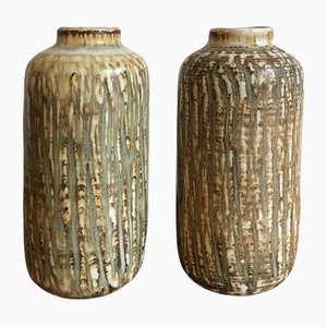 Scandinavian Ceramic Vase by Gunnar Nylund for Rörstrand, 1950s, Set of 2
