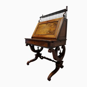 Antiker viktorianischer Schreibtisch-Schreibtisch aus Palisander, 1870er