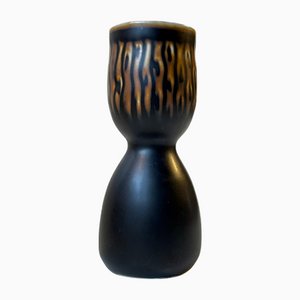 Mid-Century Stoneware Vase or Candlestick by Gerd Bøgelund for Royal Copenhagen, 1960s
