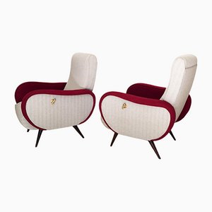 Armchairs, 1950s, Set of 2