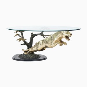 Panther Coffee Table by Maison Jansen, 1970s
