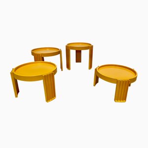 Italian Marema Stacking Side Tables by Gianfranco Frattini for Cassina, 1967, Set of 4