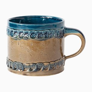 Vintage Ceramic Mug by Bjorn Wiinblad for Rosenthal, 1970s